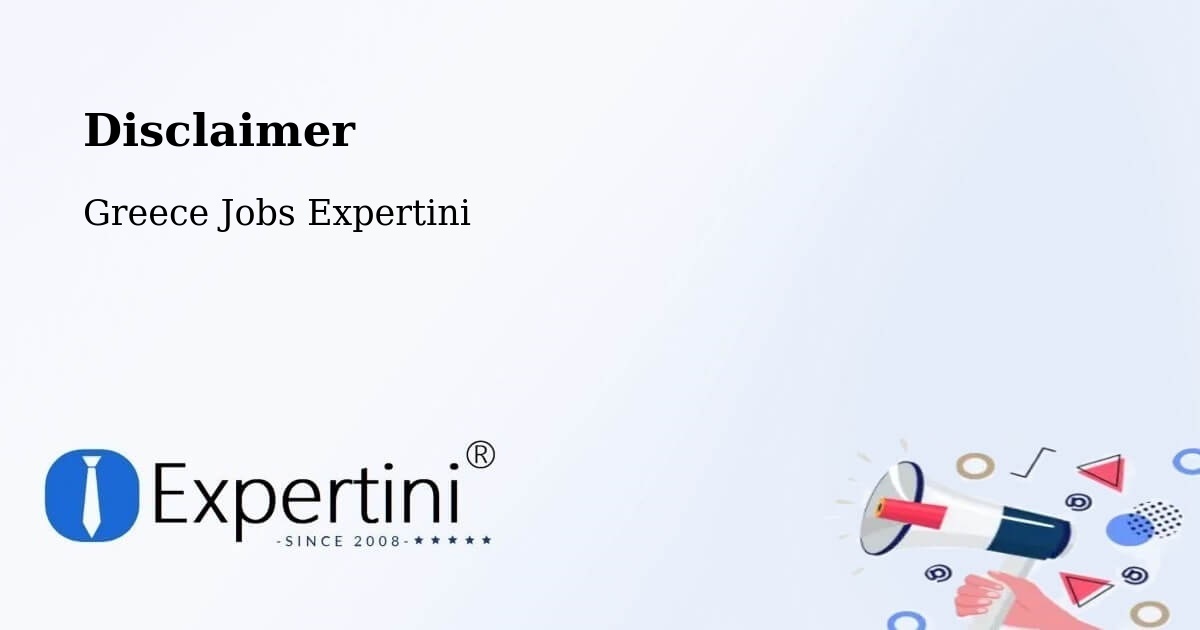 Disclaimer – Potamós - Greece Jobs Expertini