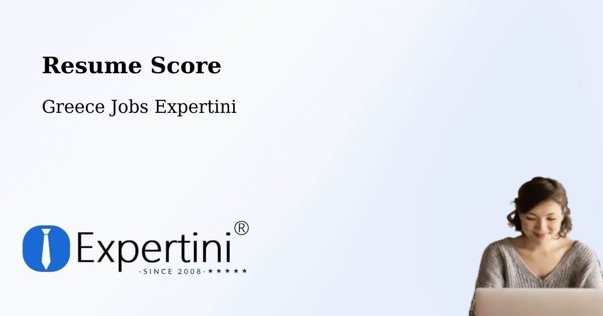 Resume Score & Job Description Match Tool – Potamós - Greece Jobs Expertini
